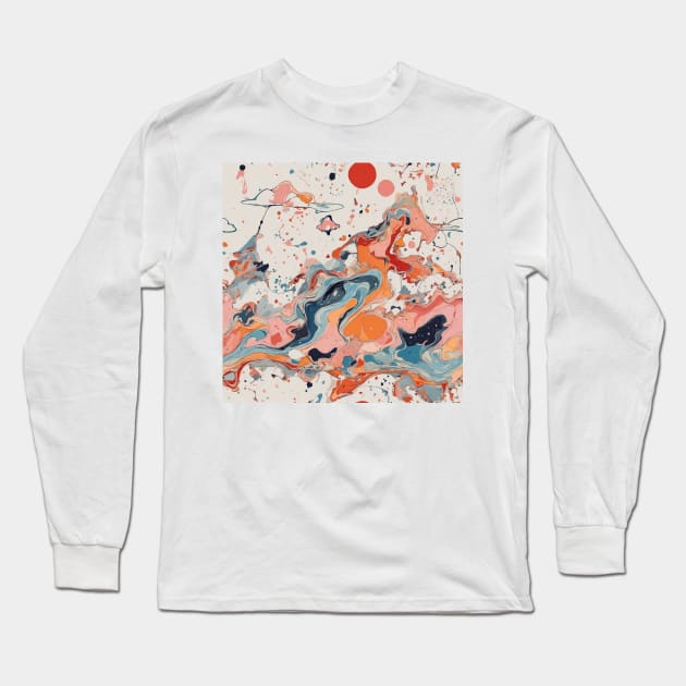 Galactic Dreamscape Long Sleeve T-Shirt by GracePaigePlaza